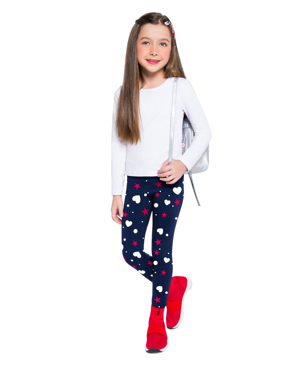 Calça Legging Jeans Infantil Menina Básico Brandili | Brandili - brandili