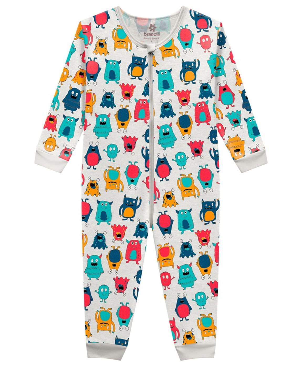 Pijama Macacão Infantil Menino Em Moletinho Brandili | Brandili - brandili