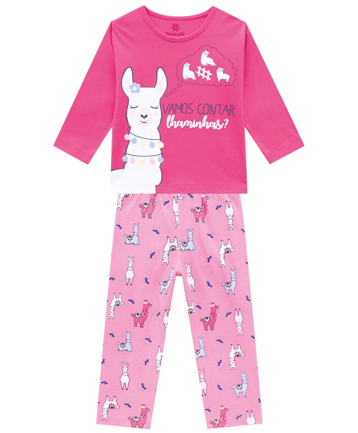 Pijama Infantil Inverno Moletom Flanelado Menino Brandili Monstrinhos  1-3/4-8 Anos