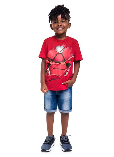 Camiseta-Infantil-Menino-De-Malha-Com-Estampa-Dos-Vingadores-Brandili