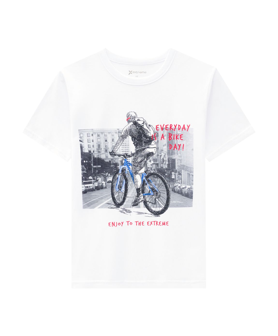 camiseta estampa bike