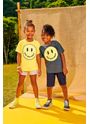 Camiseta-Infantil-Para-Meninos-E-Meninas-De-Malha-Com-Estampa-De-Smile-Motivacional-Brandili