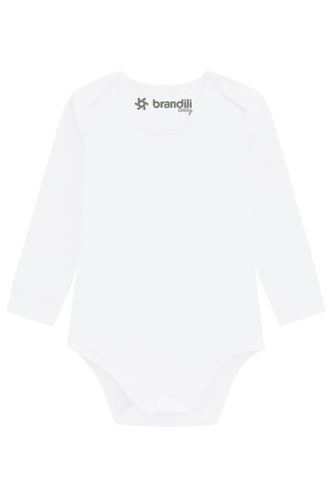 Body básico bebê unissex de cotton Brandili Baby - P