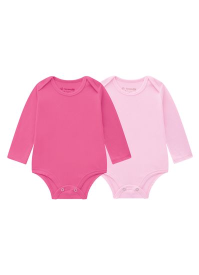 Kit-de-bodies-bebe-unissex-com-cor-lisa-Brandili-Baby