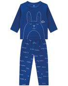 Pijama-infantil-unissex-com-estampa-de-coelhinho-Brandili