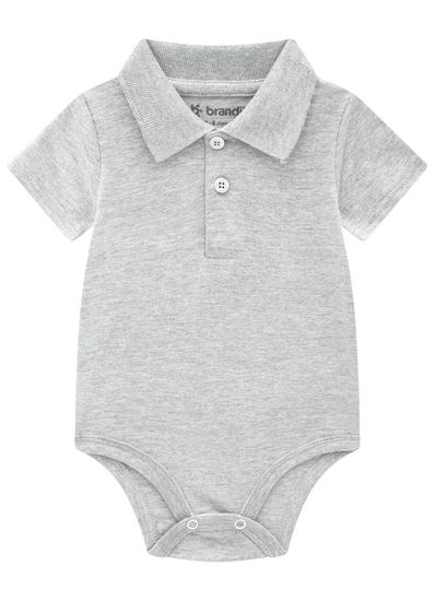 Body polo bebê unissex de malha brandili baby - M