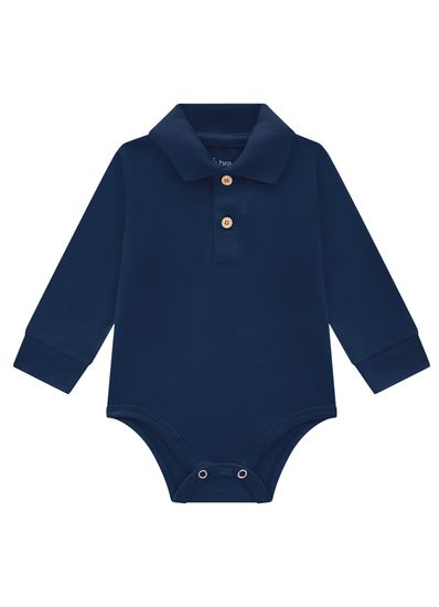 Body Polo Bebê Menino De Cotton Brandili Baby - GG