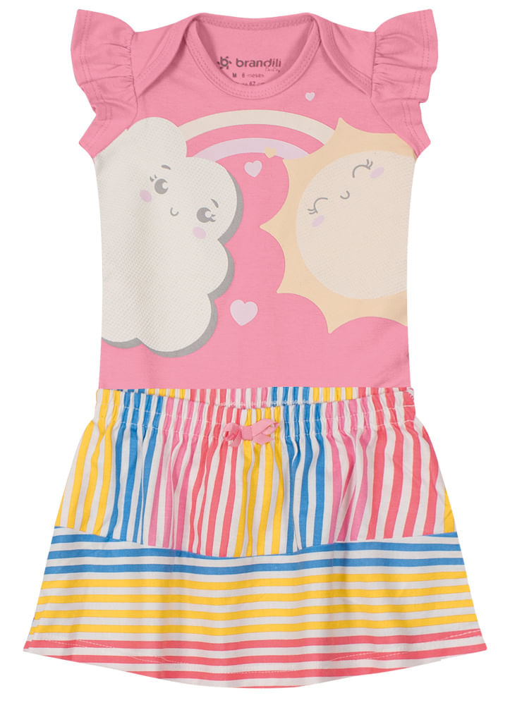 Conjunto Beb Menina Arco ris Brandili Baby Brandili Brandili conjunto-beb-menina-arco-ris-brandili-baby-brandili-brandili