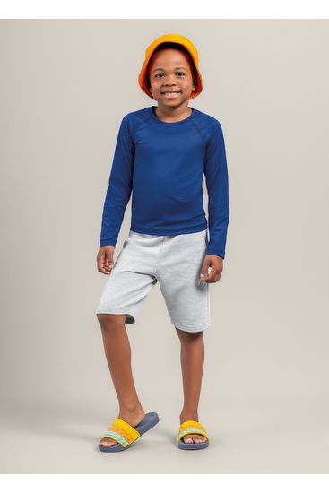 Camiseta infantil unissex de malha com proteção UV Brandili - 10