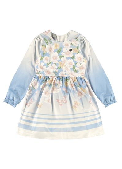 Vestido infantil menina com flores Mundi - 6