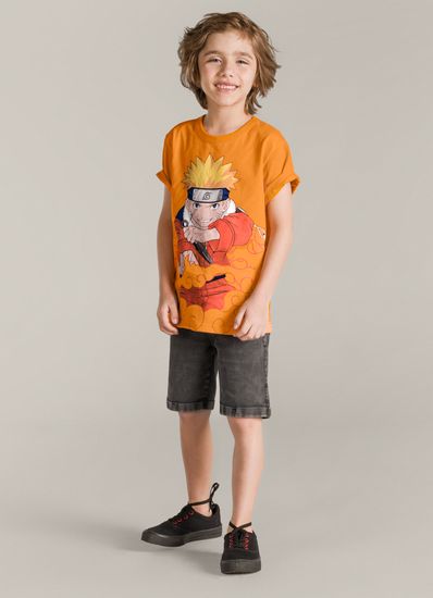 Camiseta Naruto infantil unissex Brandili - 14