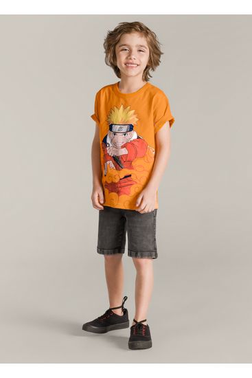 Camiseta Naruto infantil unissex Brandili - 6