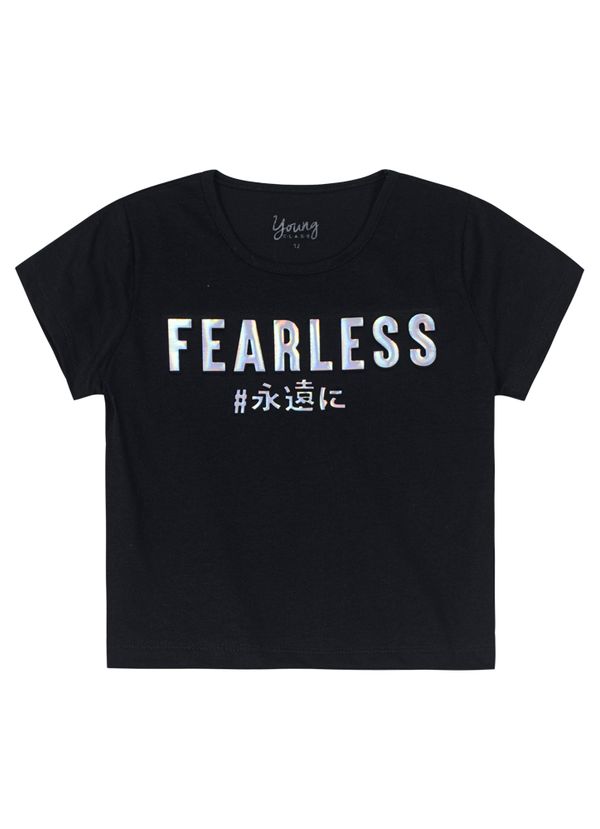 Blusa cropped teen menina Young Class - 14