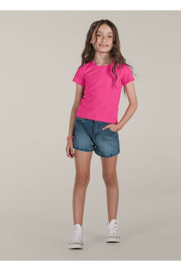 Shorts jeans infantil menina Brandili - 4