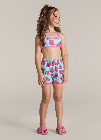 Shorts em microfibra infantil menina Brandili - 2