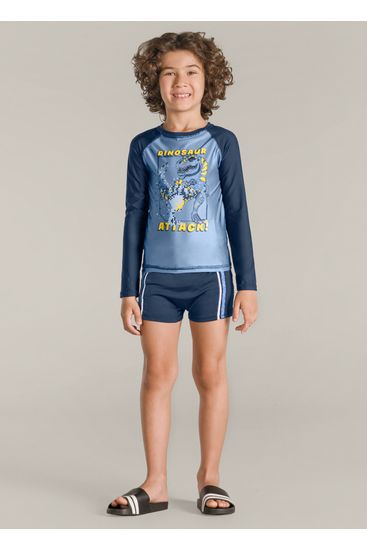 Camisa em malha UV Infantil menino Brandili - 3