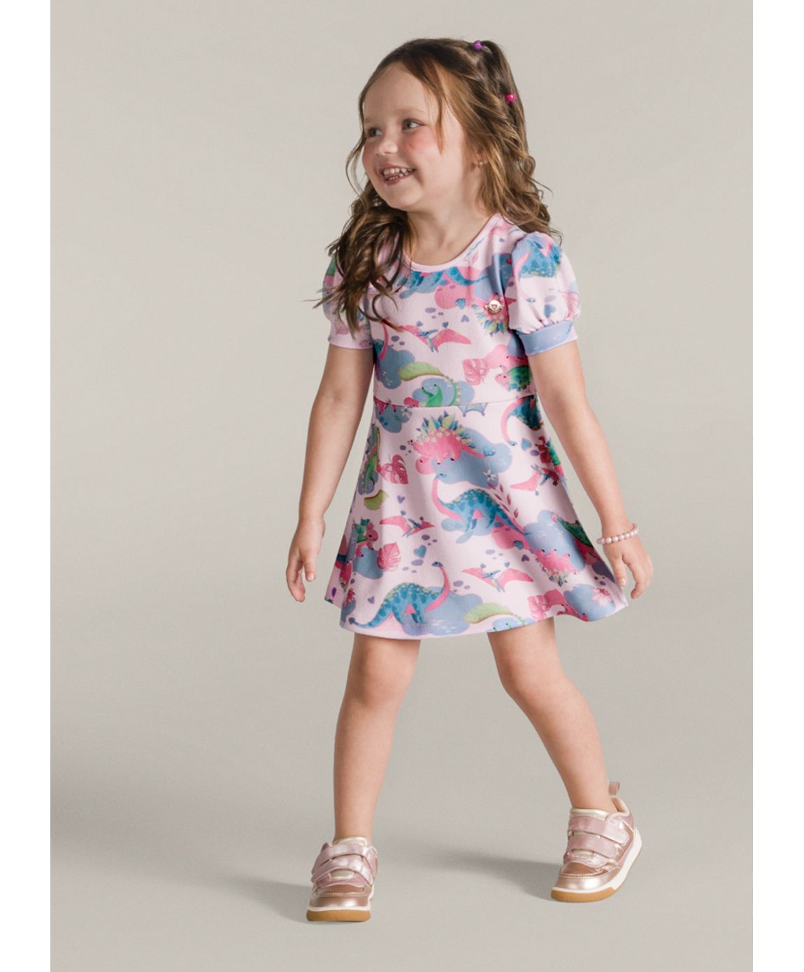 Vestido infantil hot sale em malha