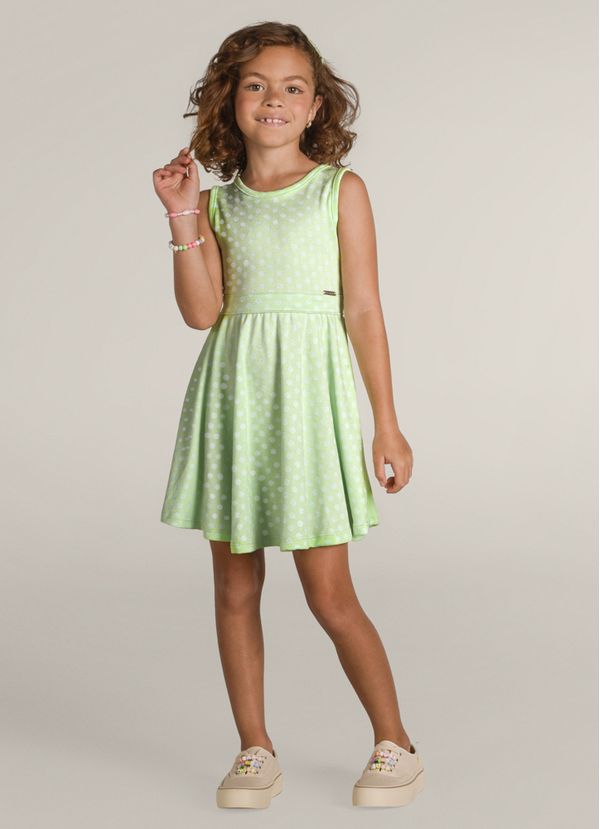 Vestido regata em malha infantil menina Brandili - 10
