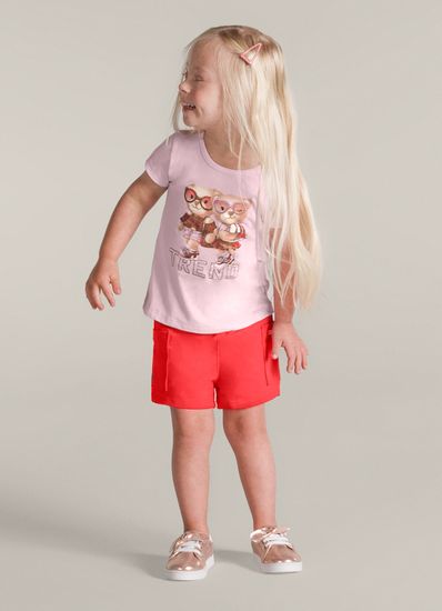 Blusa de malha infantil menina Brandili - 1