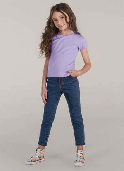 Calça jeans comfort infantil menina Brandili - 10