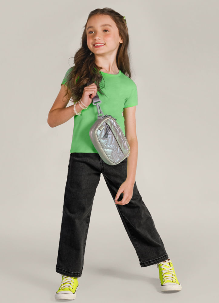 Calça jeans comfort infantil menina Brandili