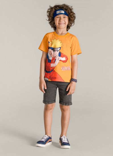 Camiseta Naruto infantil menino Brandili - 14