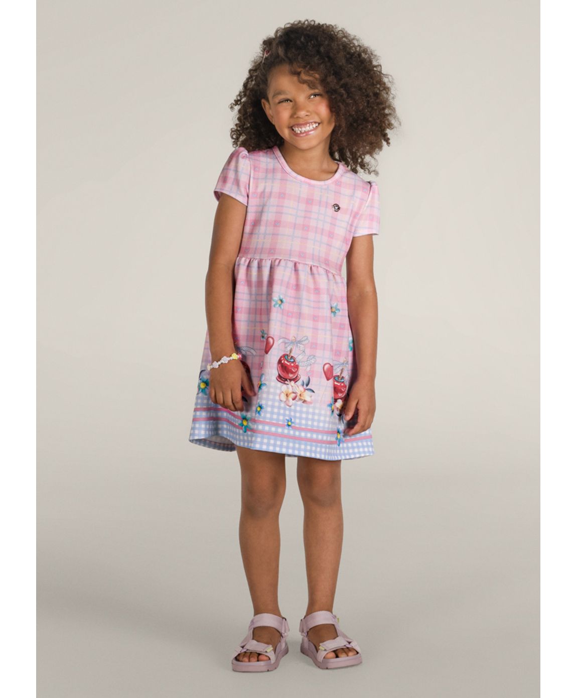 Vestido best sale malha infantil