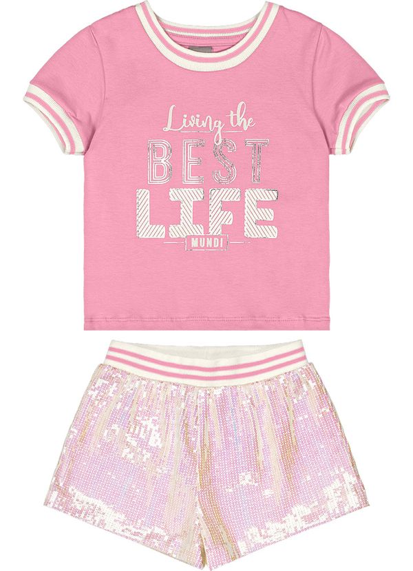 Conjunto infantil menina Mundi - 10