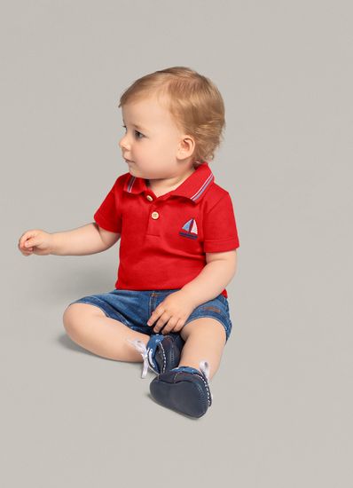 Conjunto polo infantil menino Mundi - M