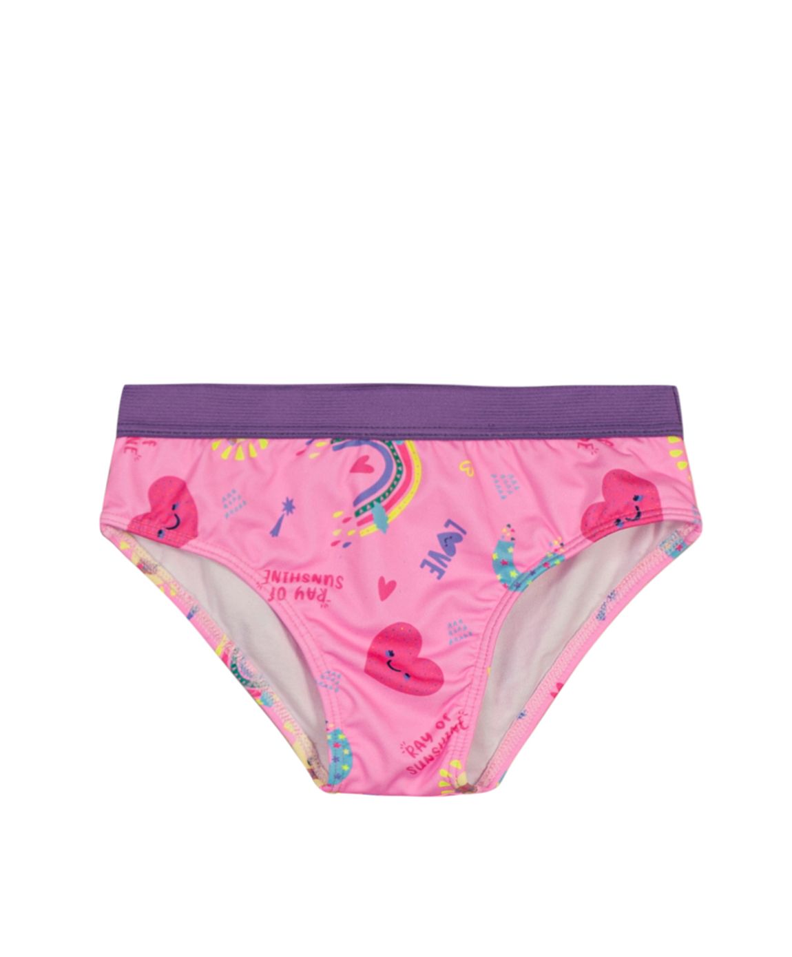 Maiô em malha UV infantil menina Brandili - Brandili