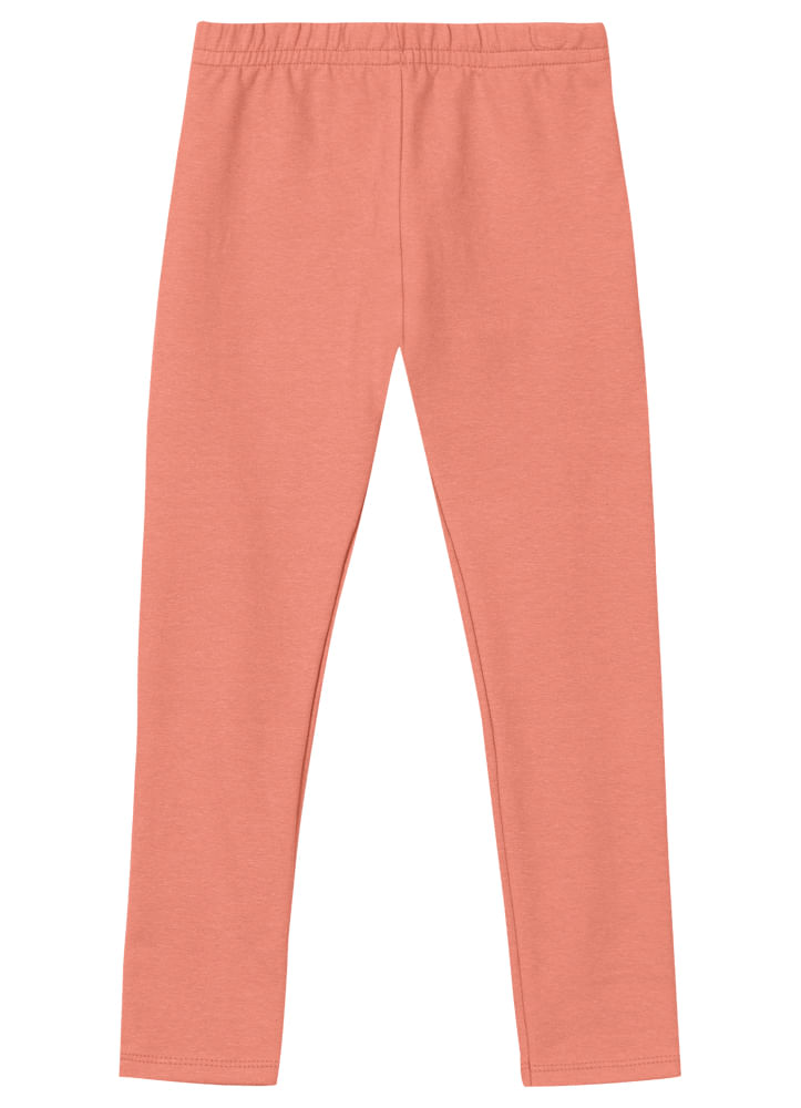 Calça legging básica infantil menina em molecotton Brandili