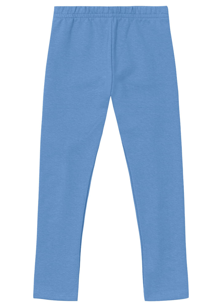 Calça legging básica infantil menina em molecotton Brandili