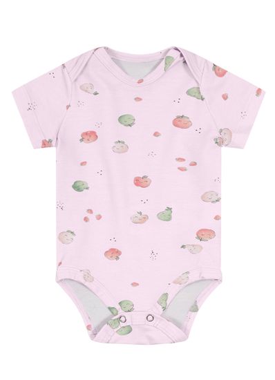 Body bebê menina estampado Brandili Baby - GG