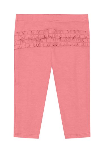 Calça Legging em cotton bebê menina Brandili Baby - M