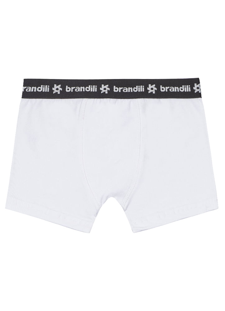 Cueca boxer infantil menino em cotton Brandili