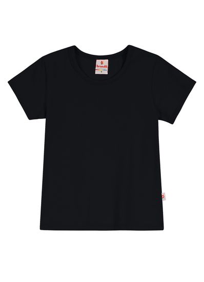 Blusa básica infantil menina em cotton Brandili - 4