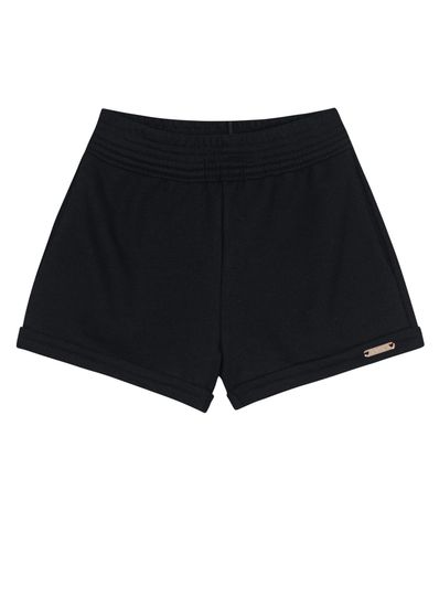 Shorts Básico Infantil Menina de Moletinho Brandili - 10