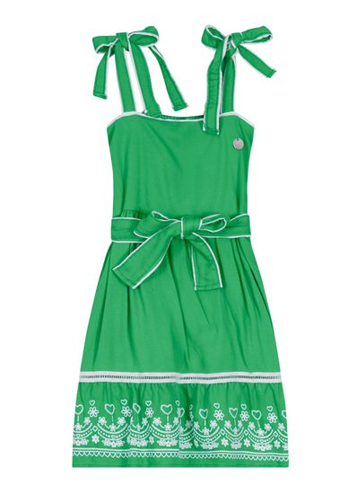 Vestido infantil midi Mundi - 1