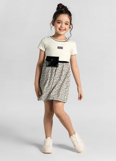 Vestido Infantil em cotton Mundi - 8