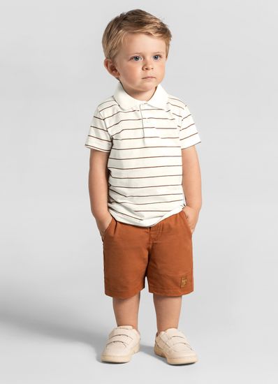 Camisa Polo em malha infantil menino Mundi - 14