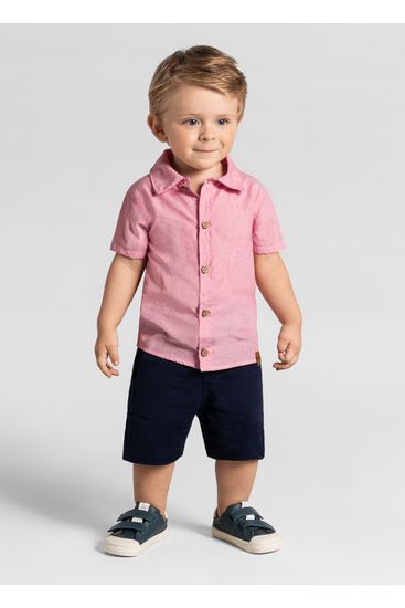 Camisa detroit infantil menino Mundi - 16