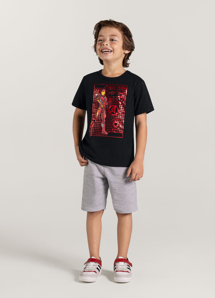 Camiseta estampada Infantil menino com Brandili