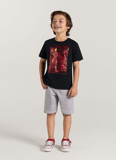 Camiseta estampada Infantil menino com Brandili - 1