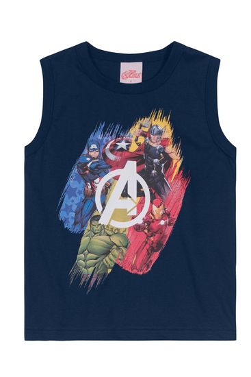 Camiseta regata estampada Infantil menino com Brandili - 6