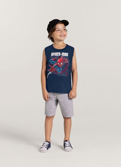Camiseta regata homem aranha infantil menino Brandili - 1