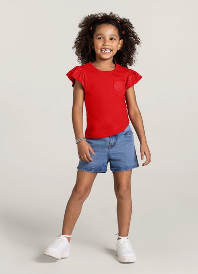 Blusa Infantil menina em malha Brandili - 10