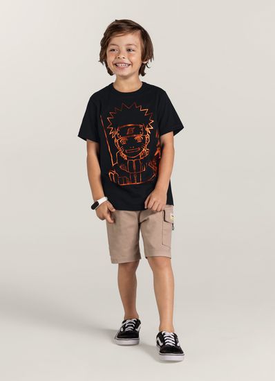 Camiseta Naruto infantil unissex Brandili - 10