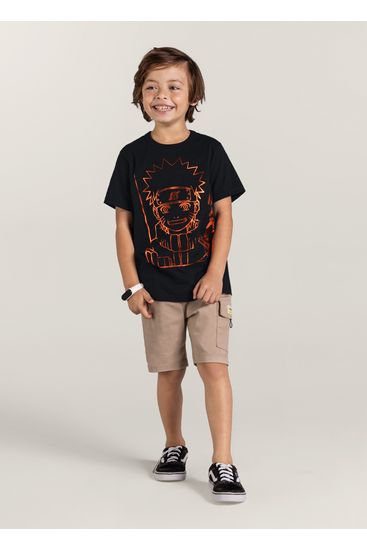 Camiseta Naruto infantil unissex Brandili - 6