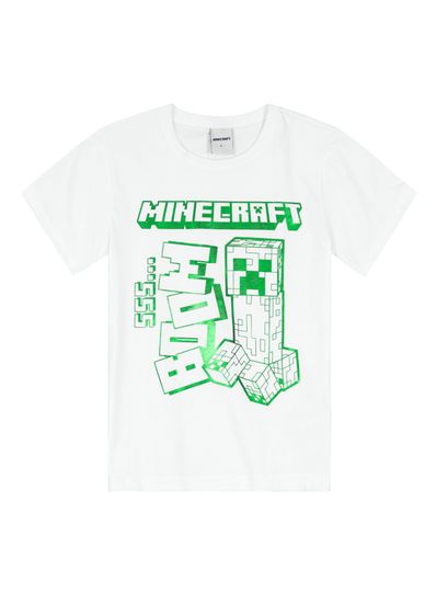 Camiseta Minecraft infantil unissex Brandili - 12