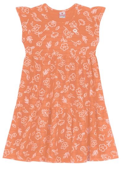 Vestido em malha artesã infantil menina Brandili - 4